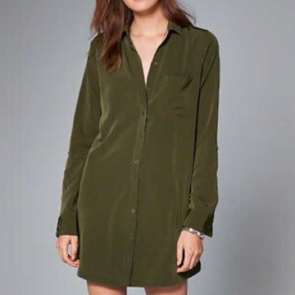 next green shirt dress